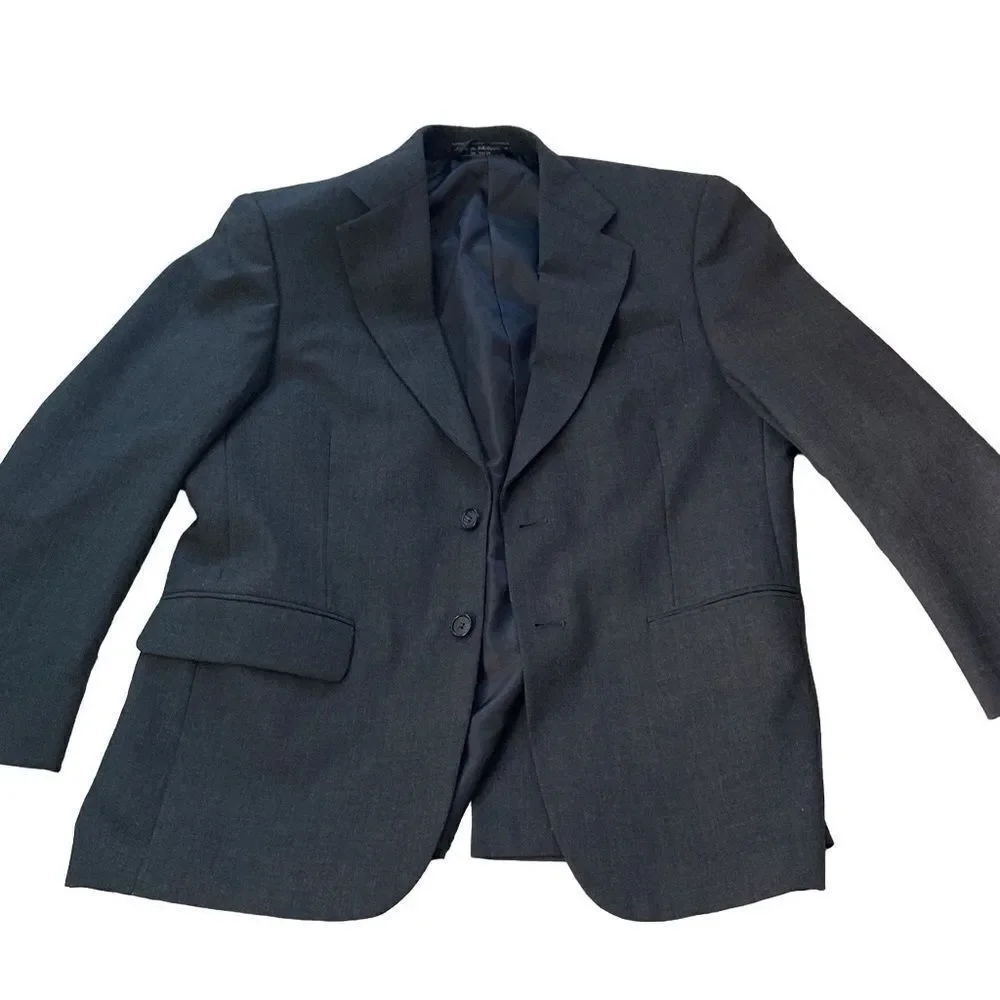 Boat House Row Blazer Charcoal Medium 21” pit to pit